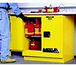 Justrite 22-Gallon Sure-Grip EX Self-Closing Undercounter Cabinet - Yellow
